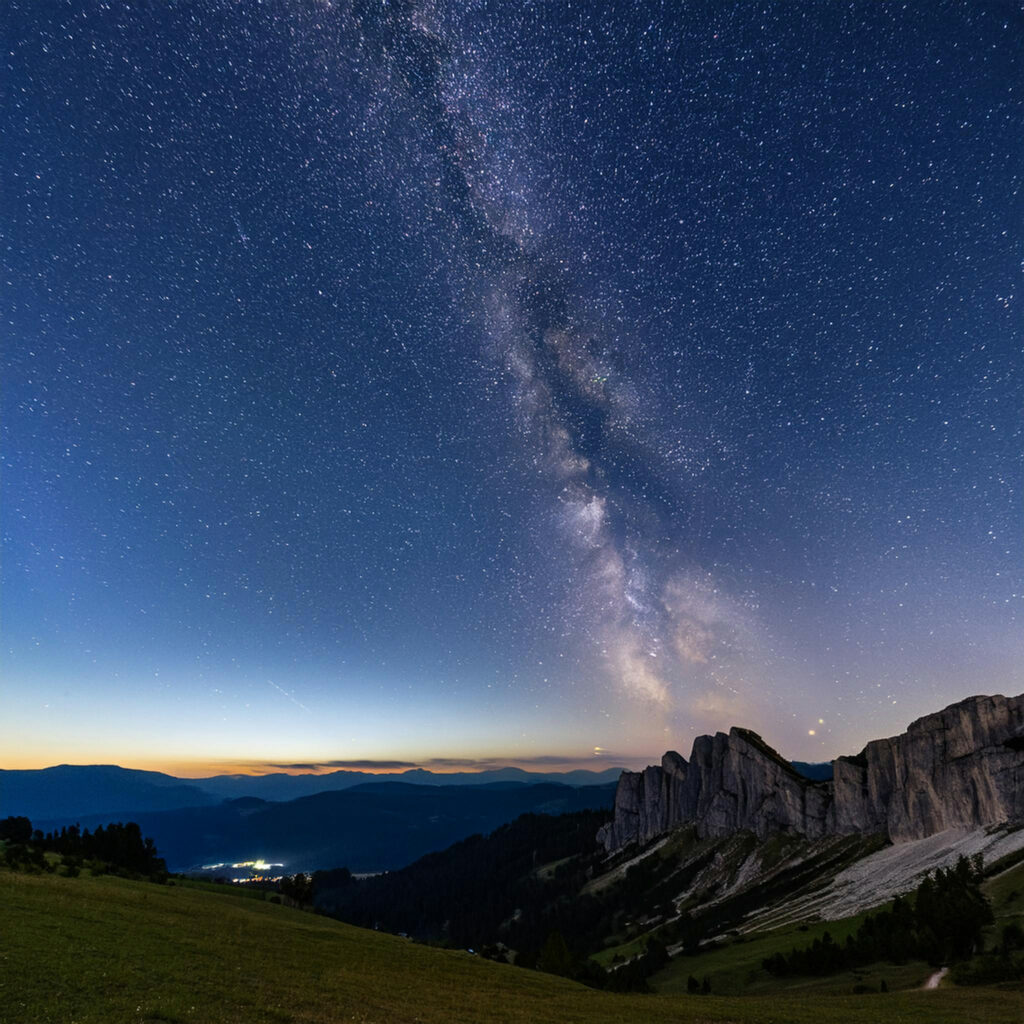 Voie lactée sur le Vercors