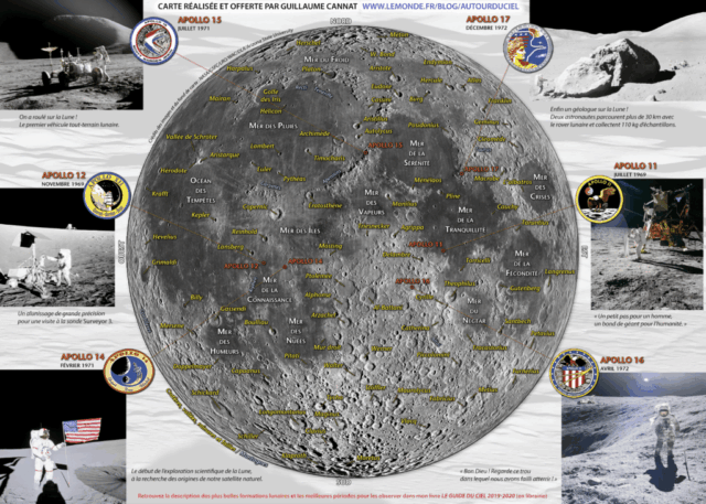 Carte de la lune