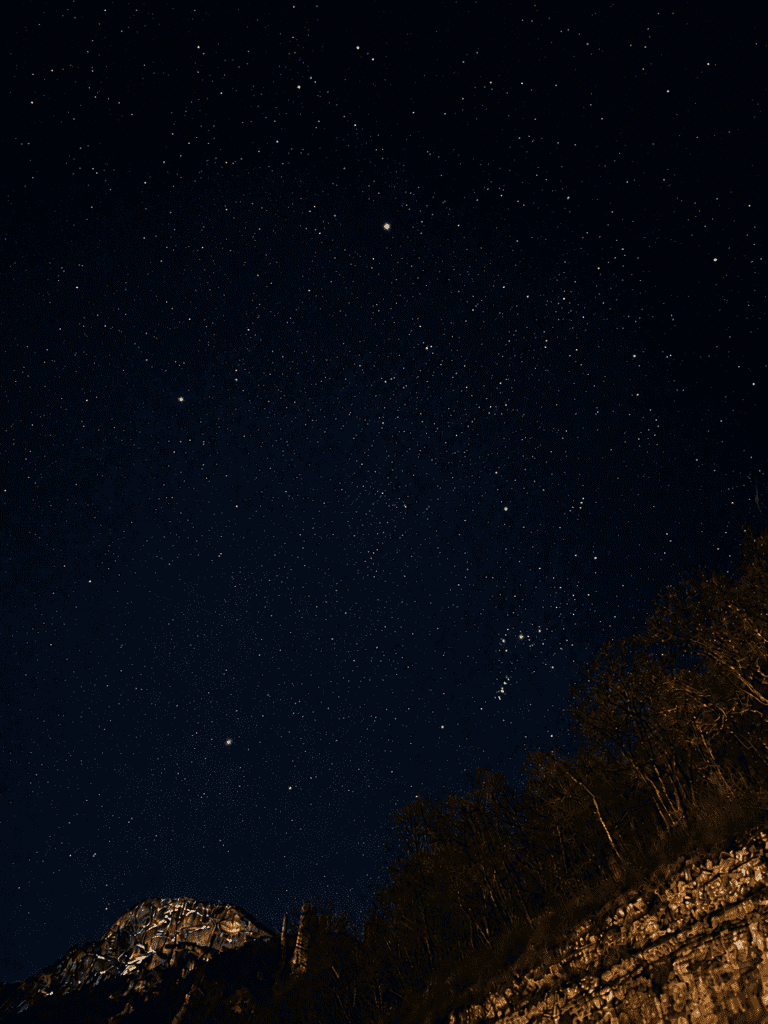 Constellation Orion - observation astronomique Vercors